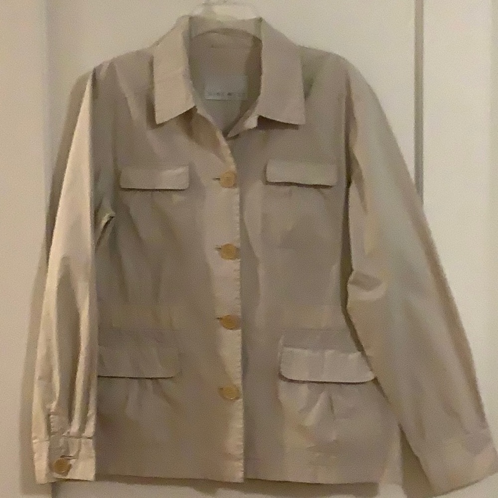 NINE WEST 4-Pocket Short Trench Coat